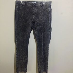 Boom Boom Skinny Jeans Black Washed Out